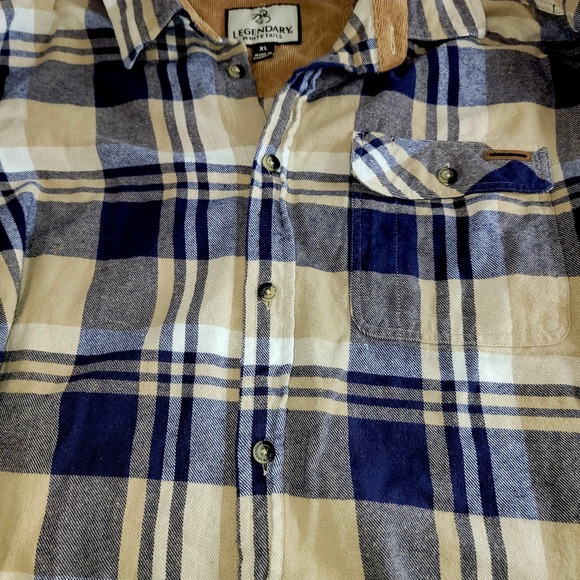 NWOT Legendary‎ Whitetails Men's Buck Camp Flannel Shirt XL - Picture 4 of 9
